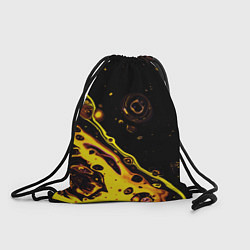 Рюкзак-мешок Золотая вода, цвет: 3D-принт