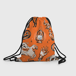 Рюкзак-мешок Ретро Хэллоуин, цвет: 3D-принт