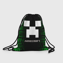 Рюкзак-мешок Minecraft - green creeper, цвет: 3D-принт