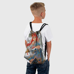 Рюкзак-мешок Нилу Геншин Импакт, цвет: 3D-принт — фото 2