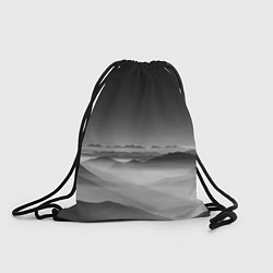 Рюкзак-мешок Туманные горы, цвет: 3D-принт