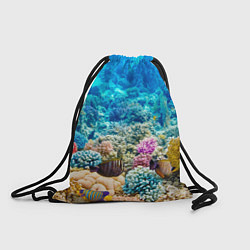 Рюкзак-мешок Дно морское, цвет: 3D-принт