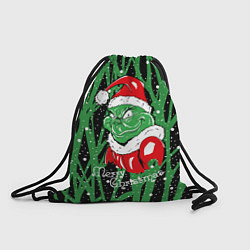 Рюкзак-мешок Santa Claus, Grinch - Christmas thief, цвет: 3D-принт