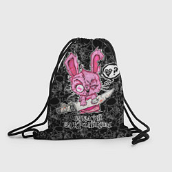 Рюкзак-мешок Кролик зомби - следуй за кроликом, цвет: 3D-принт