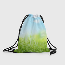 Рюкзак-мешок Зелень и небо, цвет: 3D-принт