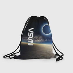 Рюкзак-мешок Солнечное затмение в открытом космосе, цвет: 3D-принт