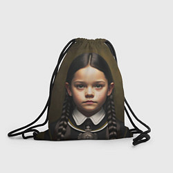 Рюкзак-мешок Нейросеть - Уэнсдэй, цвет: 3D-принт