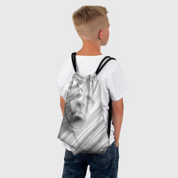 Рюкзак-мешок Нечеловеческий вопль - складки ткани, цвет: 3D-принт — фото 2
