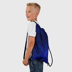 Рюкзак-мешок Пальма в неоновом свете, цвет: 3D-принт — фото 2