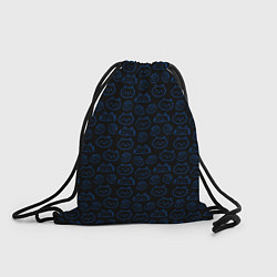 Рюкзак-мешок Мультяшные мордочки, цвет: 3D-принт