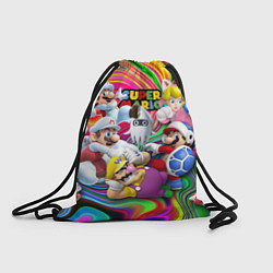 Рюкзак-мешок Super Mario - Gaming aesthetics - Collage, цвет: 3D-принт