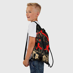 Рюкзак-мешок Гр Об - Летов, цвет: 3D-принт — фото 2