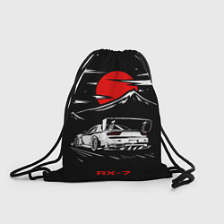 Рюкзак-мешок Мазда RX - 7 JDM Style, цвет: 3D-принт
