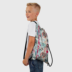 Рюкзак-мешок Анархия и панки, цвет: 3D-принт — фото 2