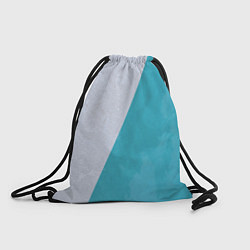 Рюкзак-мешок Абстрактный паттерн из двух цветов - серый и светл, цвет: 3D-принт
