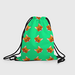 Рюкзак-мешок Эстетика Полигональные лисы, цвет: 3D-принт