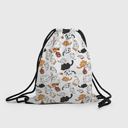 Рюкзак-мешок Вечеринка кошек, цвет: 3D-принт
