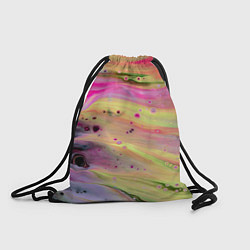 Рюкзак-мешок Растекающиеся краски, цвет: 3D-принт