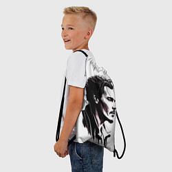 Рюкзак-мешок Джонни Депп - рисунок, цвет: 3D-принт — фото 2