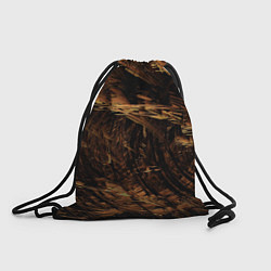 Рюкзак-мешок Абстрактные лиственные краски, цвет: 3D-принт