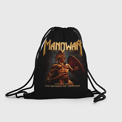 Рюкзак-мешок Manowar rock, цвет: 3D-принт
