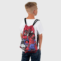 Рюкзак-мешок Монстрики графитти, цвет: 3D-принт — фото 2