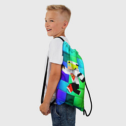 Рюкзак-мешок Minecraft - hero - video game, цвет: 3D-принт — фото 2
