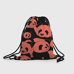 Мешок для обуви С красными пандами