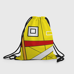 Рюкзак-мешок Белый квадрат, цвет: 3D-принт
