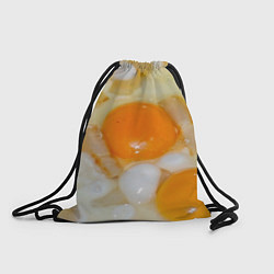 Рюкзак-мешок Яичница с салом, цвет: 3D-принт