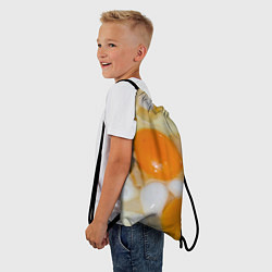 Рюкзак-мешок Яичница с салом, цвет: 3D-принт — фото 2