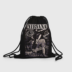 Рюкзак-мешок Nirvana bleach, цвет: 3D-принт