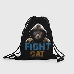 Рюкзак-мешок Бойцовский клуб : бойцовский кот, цвет: 3D-принт