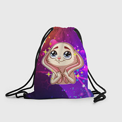 Рюкзак-мешок Сильно восхищенная зайка, цвет: 3D-принт