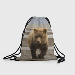 Рюкзак-мешок Медвежонок в аэропорту, цвет: 3D-принт