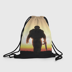 Рюкзак-мешок Солдат на закате, цвет: 3D-принт