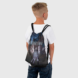 Рюкзак-мешок Уэнсдей Аддамс, вещь, цвет: 3D-принт — фото 2