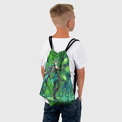 Рюкзак-мешок Аль-Хайтам Геншин Импакт, цвет: 3D-принт — фото 2