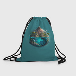Рюкзак-мешок Биосфера земли, цвет: 3D-принт