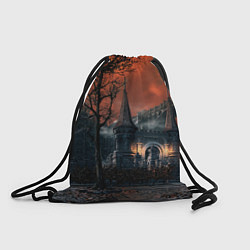 Рюкзак-мешок Bloodborne пейзаж, цвет: 3D-принт
