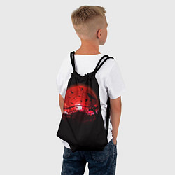 Рюкзак-мешок Кружащие вороны, цвет: 3D-принт — фото 2