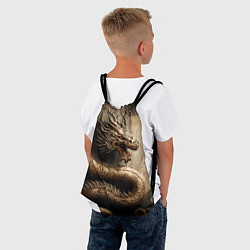 Рюкзак-мешок Китайский дракон с открытой пастью, цвет: 3D-принт — фото 2