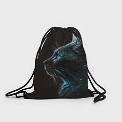 Рюкзак-мешок Кошечка с голубыми глазами, цвет: 3D-принт