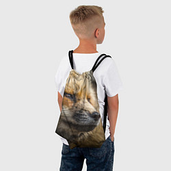 Рюкзак-мешок Мудрый лис, цвет: 3D-принт — фото 2