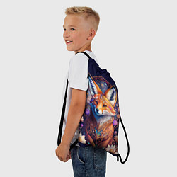 Рюкзак-мешок Мистическая лисица, цвет: 3D-принт — фото 2