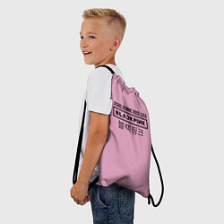 Рюкзак-мешок BlackPink Лого, цвет: 3D-принт — фото 2