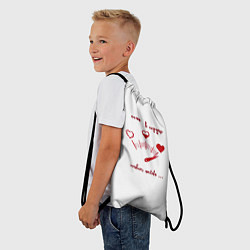 Рюкзак-мешок Влюбленным, цвет: 3D-принт — фото 2
