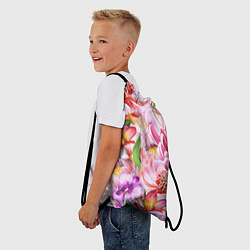 Рюкзак-мешок Цветочный рай, цвет: 3D-принт — фото 2