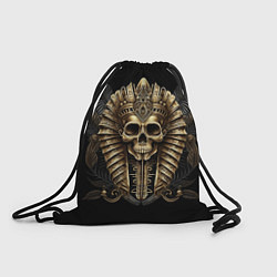 Рюкзак-мешок Золотой череп фараона, цвет: 3D-принт