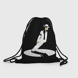 Рюкзак-мешок Силуэт Майкла Дж, цвет: 3D-принт